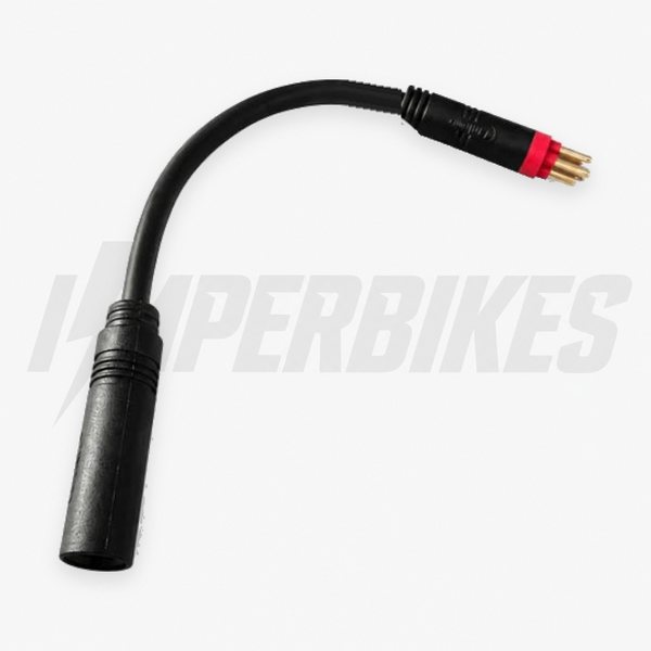 Motorkabel - Rood naar zwart omvormer - 9 PINS